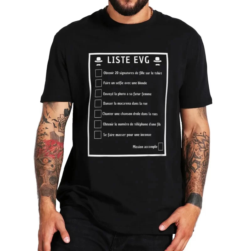 Men'S Grooming Checklist - Koszulka na wieczór kawalerski EVG z