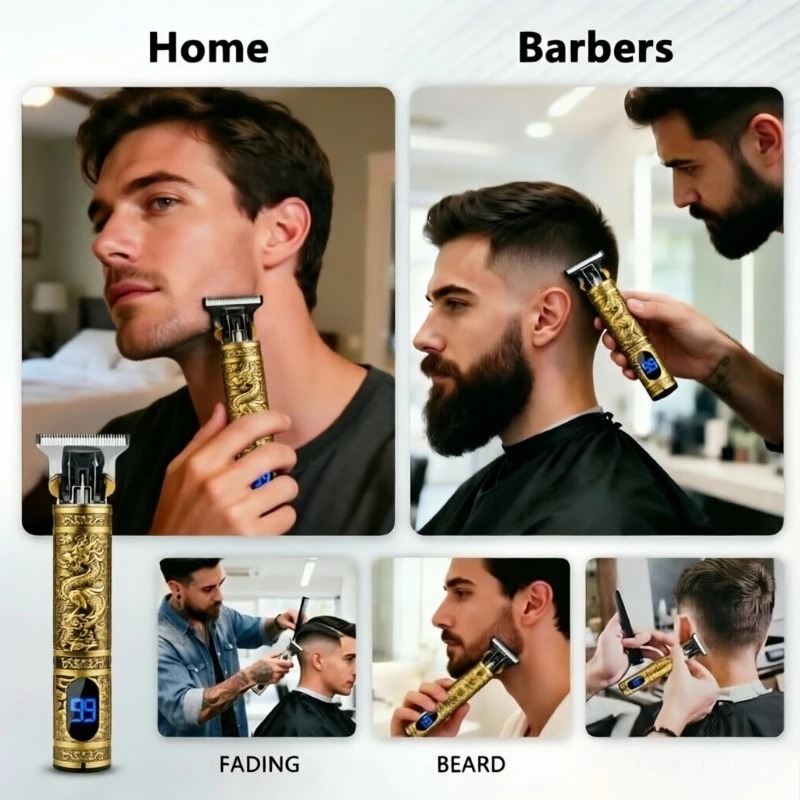 Elektryczny trymer do brody T9 – Men'S Grooming Shaver recenzja i cena